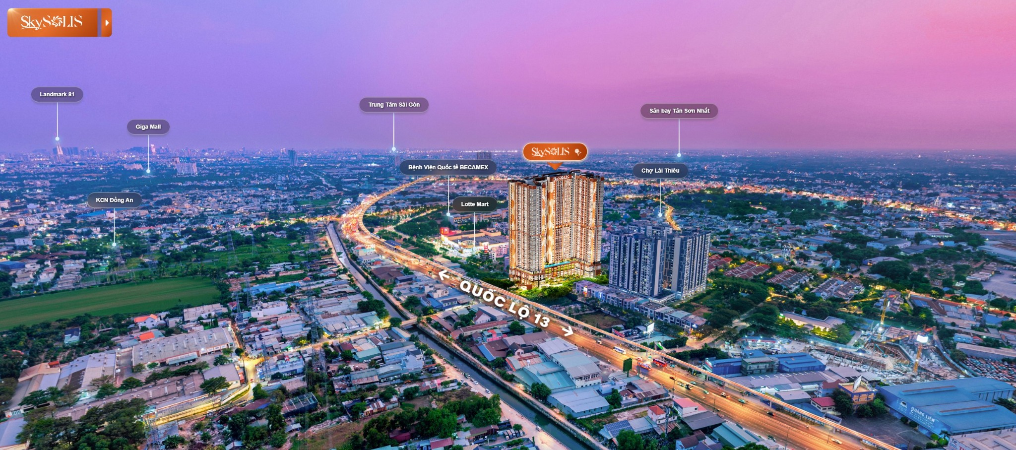Vị trí SkySolis